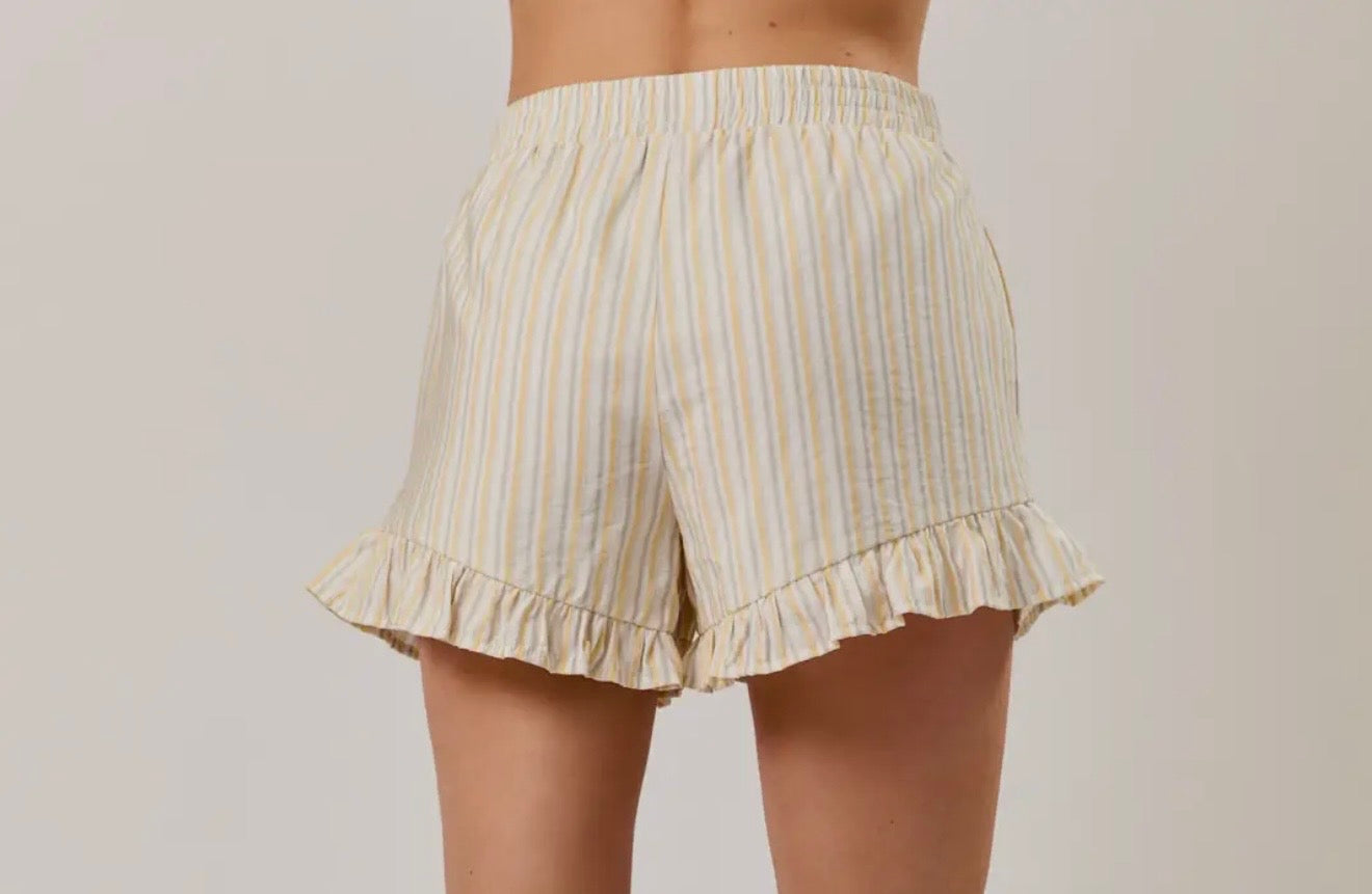 Tulip Ruffle Stripe Short