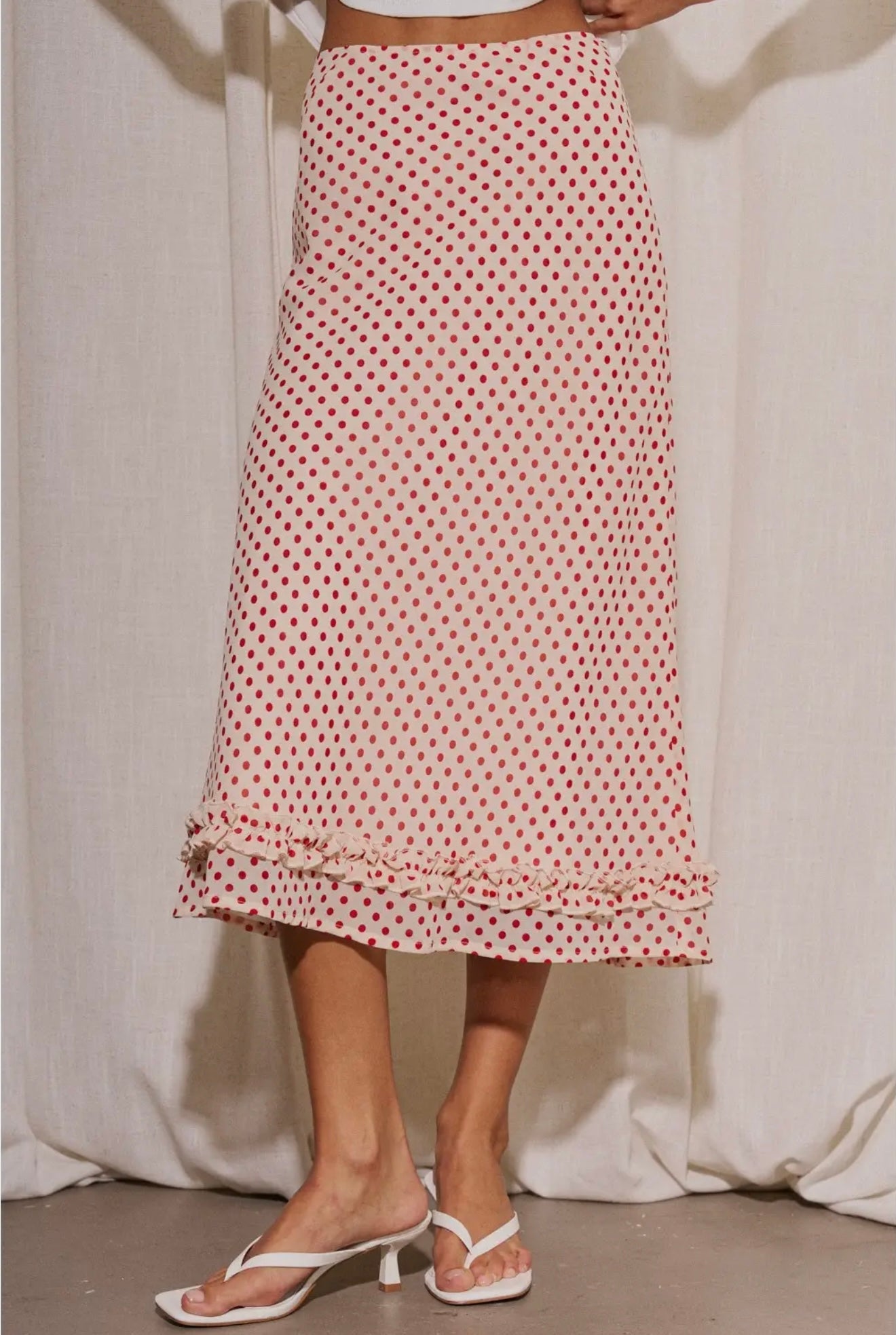 Clare Polka Dot Skirt