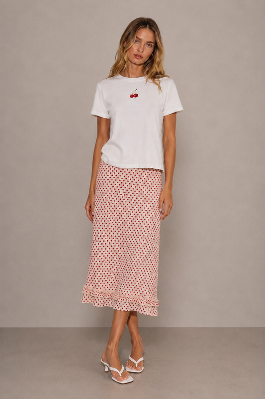 Clare Polka Dot Skirt
