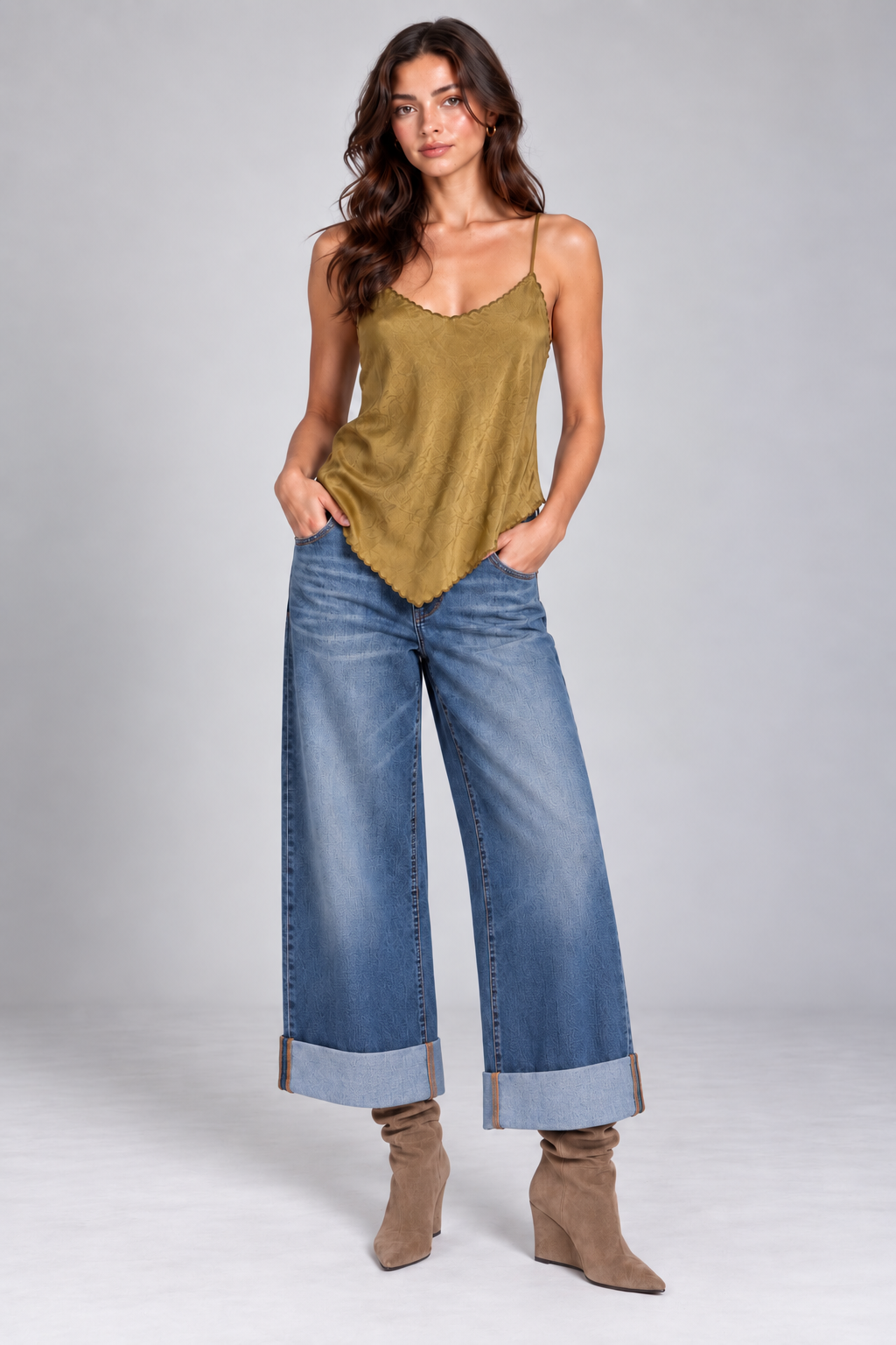 Elle Scalloped Cami