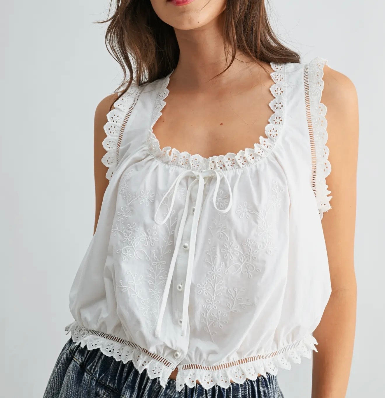 Countryside Eyelet Top