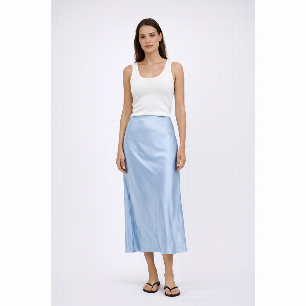 Norte Satin Skirt