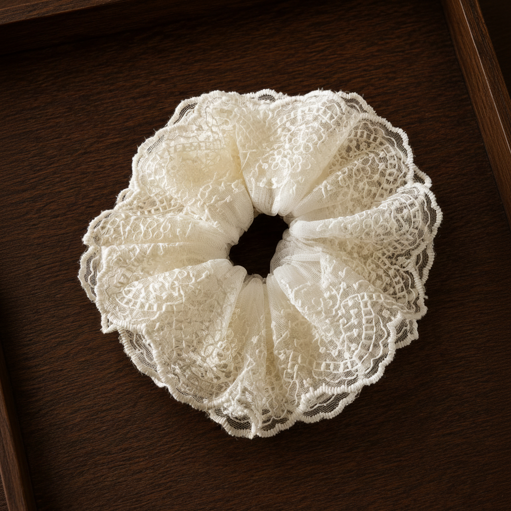Lace Oversized Scrunchie