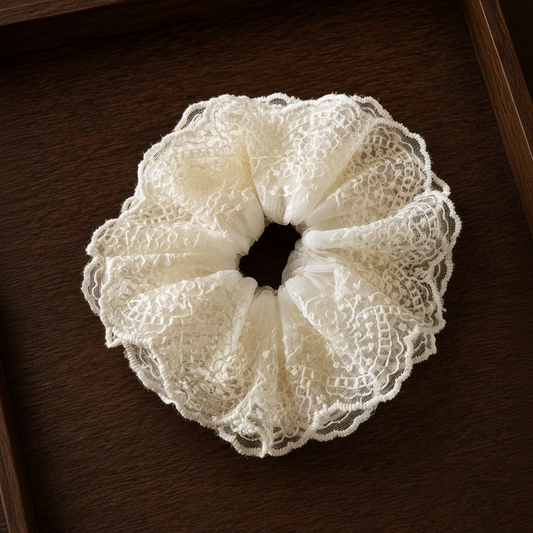 Lace Oversized Scrunchie