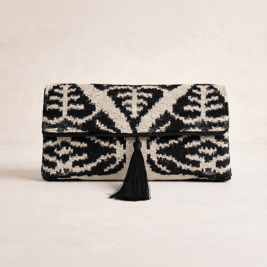 Jones Tassel Clutch