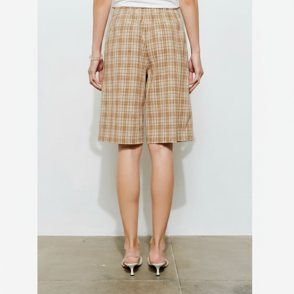 Alina Plaid Short