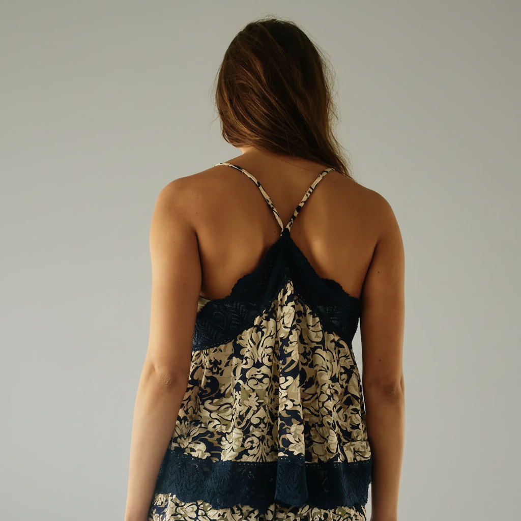 Mandolin Floral Tank